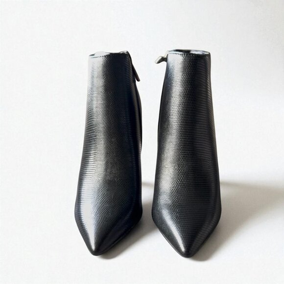 NWT French Connection ALLY Black Ankle Boots | Size 6.5 | 3" Heel - Picture 6 of 10